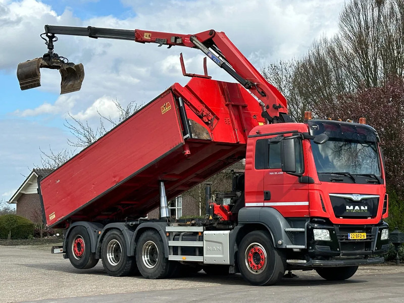 MAN TGS 35.400 8X4 TRIPLE!! EURO6!! Z-KRAAN/KIPPER!!TOP!! - Xe ben, Xe cẩu tự hành: hình 1 MAN TGS 35.400 8X4 TRIPLE!! EURO6!! Z-KRAAN/KIPPER!!TOP!! - Xe ben, Xe cẩu tự hành: hình 1