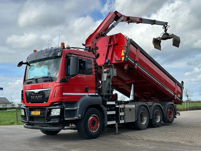 MAN TGS 35.400 8X4 TRIPLE!! EURO6!! Z-KRAAN/KIPPER!!TOP!! - Xe ben, Xe cẩu tự hành: hình 3 MAN TGS 35.400 8X4 TRIPLE!! EURO6!! Z-KRAAN/KIPPER!!TOP!! - Xe ben, Xe cẩu tự hành: hình 3
