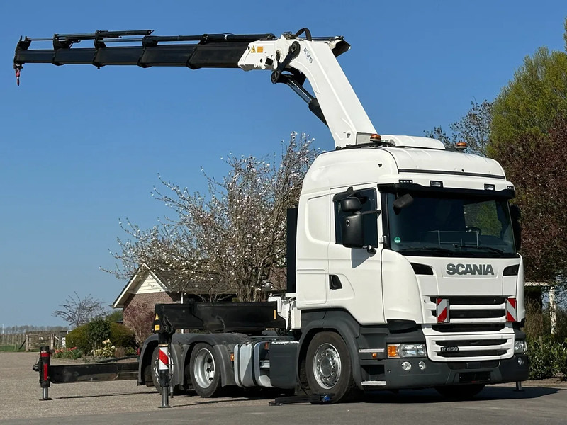Scania R450 6x2 !!TRACTOR!!!CRANE/GRUE/HMF 50TM!!TOP!EURO6!! - Xe đầu kéo: hình 1 Scania R450 6x2 !!TRACTOR!!!CRANE/GRUE/HMF 50TM!!TOP!EURO6!! - Xe đầu kéo: hình 1