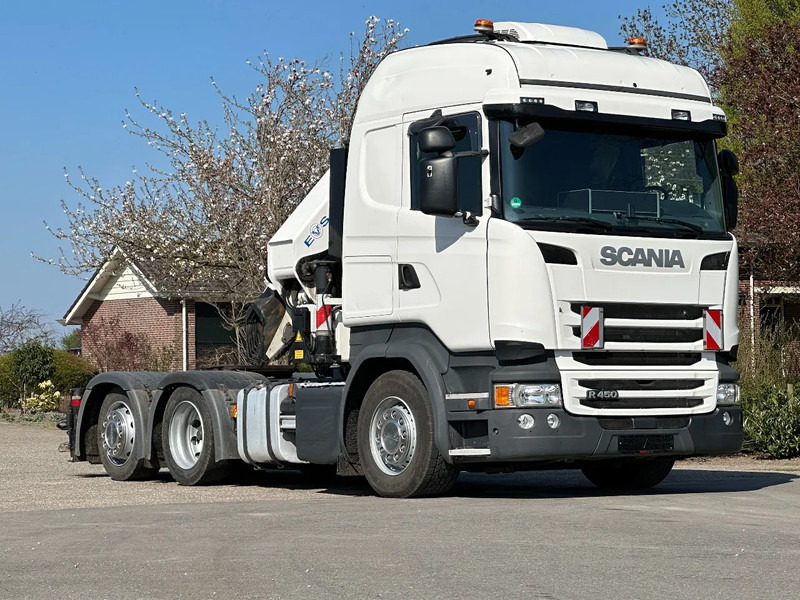 Scania R450 6x2 !!TRACTOR!!!CRANE/GRUE/HMF 50TM!!TOP!EURO6!! - Xe đầu kéo: hình 2 Scania R450 6x2 !!TRACTOR!!!CRANE/GRUE/HMF 50TM!!TOP!EURO6!! - Xe đầu kéo: hình 2