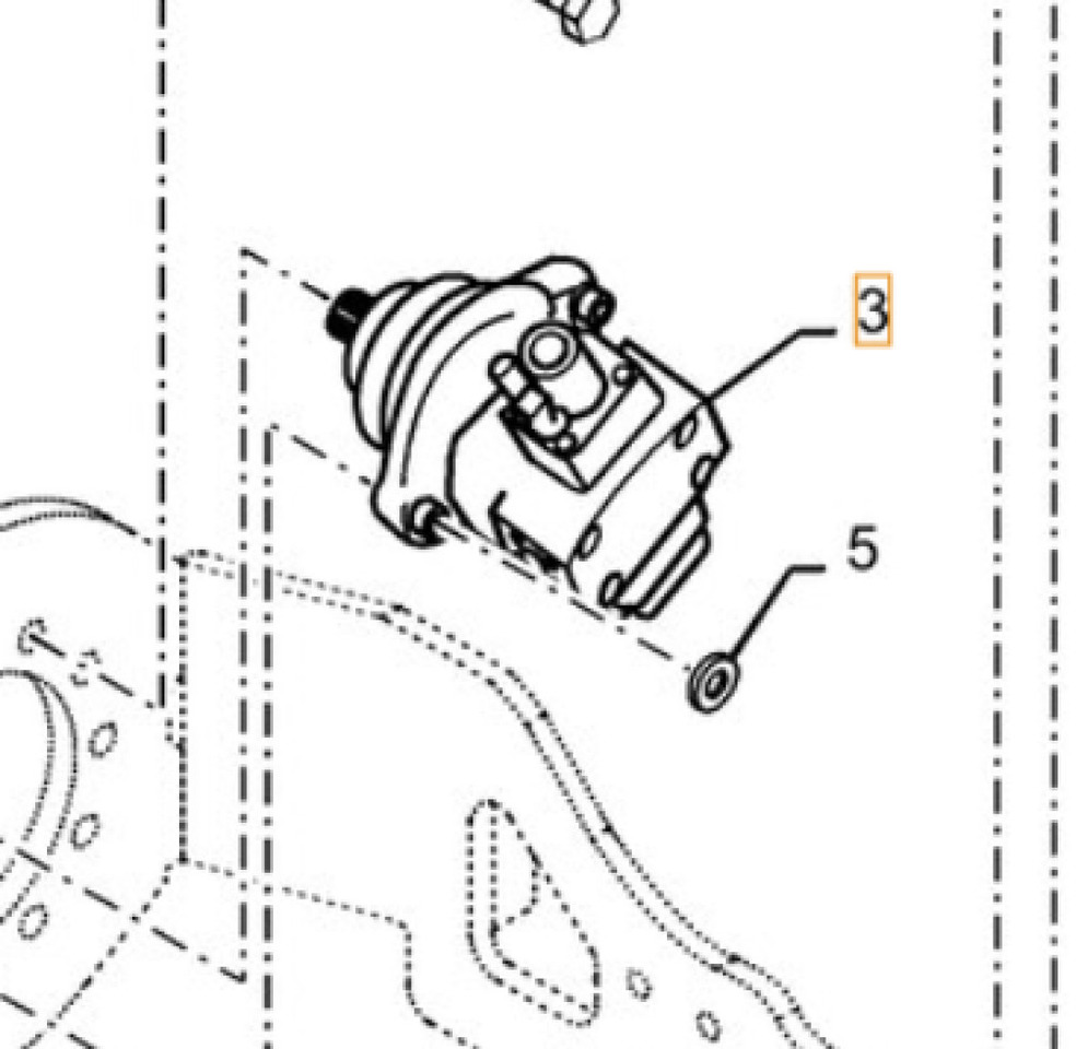 Case 48180421 - Động cơ thủy lực cho Máy móc nông nghiệp: hình 1 Case 48180421 - Động cơ thủy lực cho Máy móc nông nghiệp: hình 1