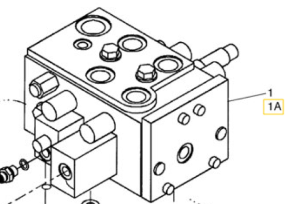 Case 87411112 - Van thủy lực cho Máy móc xây dựng: hình 1 Case 87411112 - Van thủy lực cho Máy móc xây dựng: hình 1