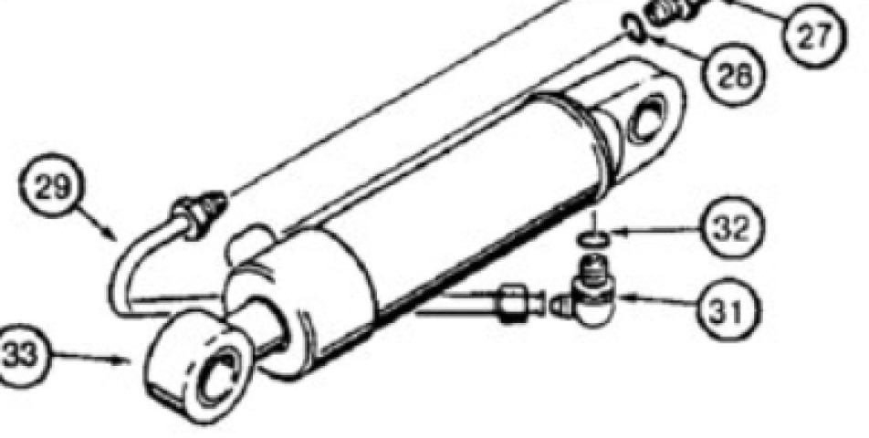 Case G101273 - 87517745 - Xi lanh thủy lực cho Máy móc xây dựng: hình 1 Case G101273 - 87517745 - Xi lanh thủy lực cho Máy móc xây dựng: hình 1