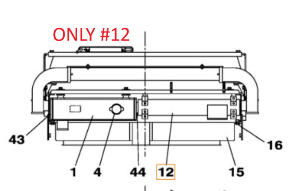 Case LN002110 - Bộ làm mát liên hợp cho Máy móc xây dựng: hình 1 Case LN002110 - Bộ làm mát liên hợp cho Máy móc xây dựng: hình 1