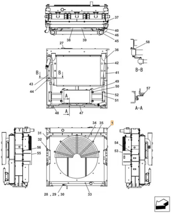 Case LN002530 - LN001620 - Bộ làm mát dầu cho Máy móc nông nghiệp: hình 1 Case LN002530 - LN001620 - Bộ làm mát dầu cho Máy móc nông nghiệp: hình 1