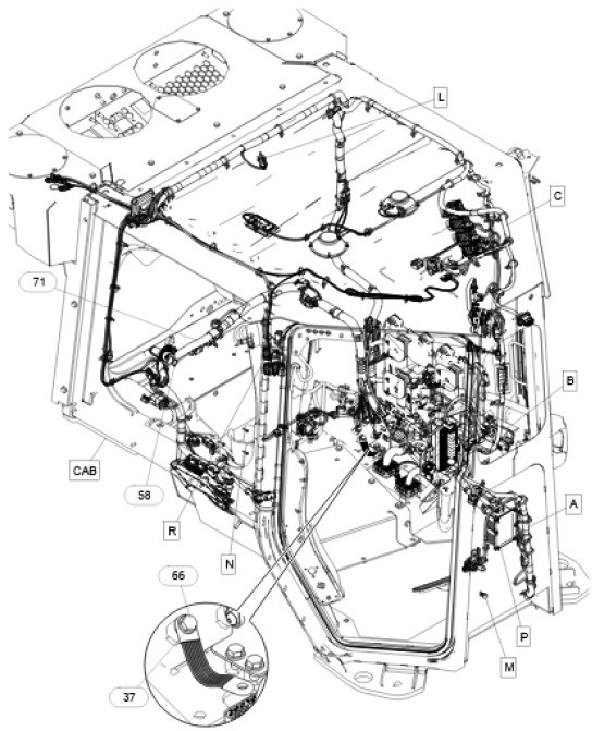 Caterpillar 5880903 - 5845660 - Cáp/ Dây nịt cho Máy móc xây dựng: hình 1 Caterpillar 5880903 - 5845660 - Cáp/ Dây nịt cho Máy móc xây dựng: hình 1