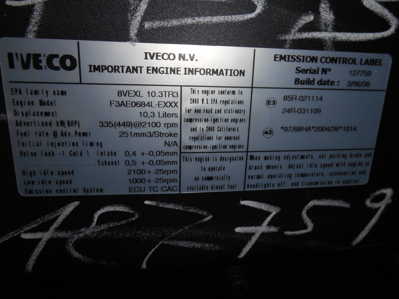 Iveco F3AE0684L - 87283193 - Động cơ cho Máy móc xây dựng: hình 2 Iveco F3AE0684L - 87283193 - Động cơ cho Máy móc xây dựng: hình 2