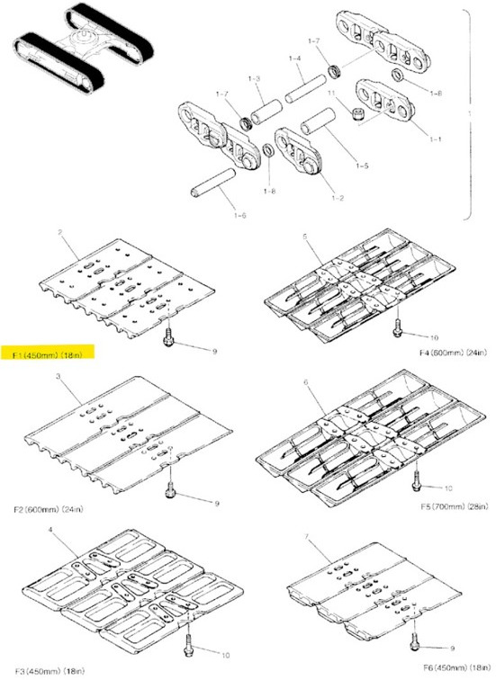 New Holland 2424J175D2 - YT62D00007F1 - Bánh lăn cho Máy móc xây dựng: hình 2 New Holland 2424J175D2 - YT62D00007F1 - Bánh lăn cho Máy móc xây dựng: hình 2