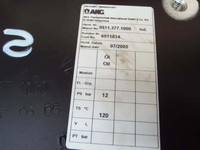 New Holland 5113771000 - 6911814 - Bộ làm mát dầu cho Máy móc xây dựng: hình 3 New Holland 5113771000 - 6911814 - Bộ làm mát dầu cho Máy móc xây dựng: hình 3