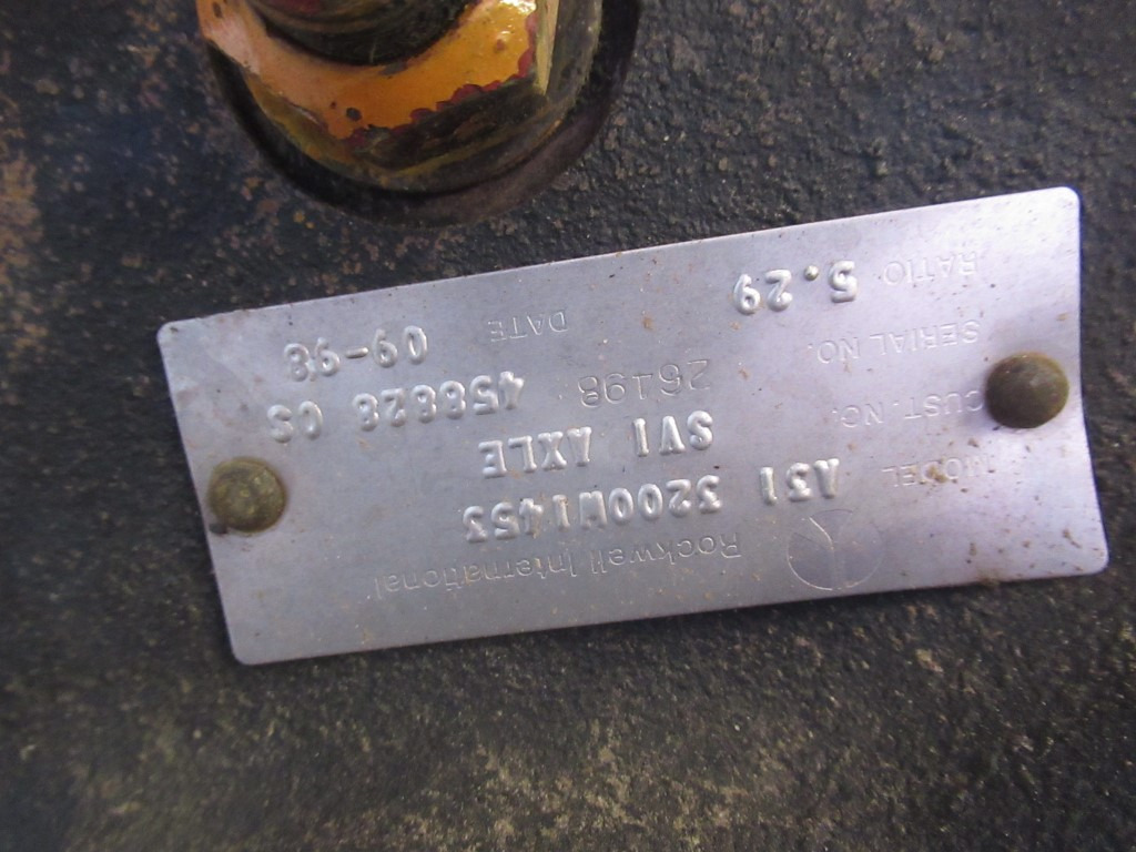 Rockwell SVI AXLE - A31 3200W1453 - Trục trước cho Máy móc xây dựng: hình 2 Rockwell SVI AXLE - A31 3200W1453 - Trục trước cho Máy móc xây dựng: hình 2