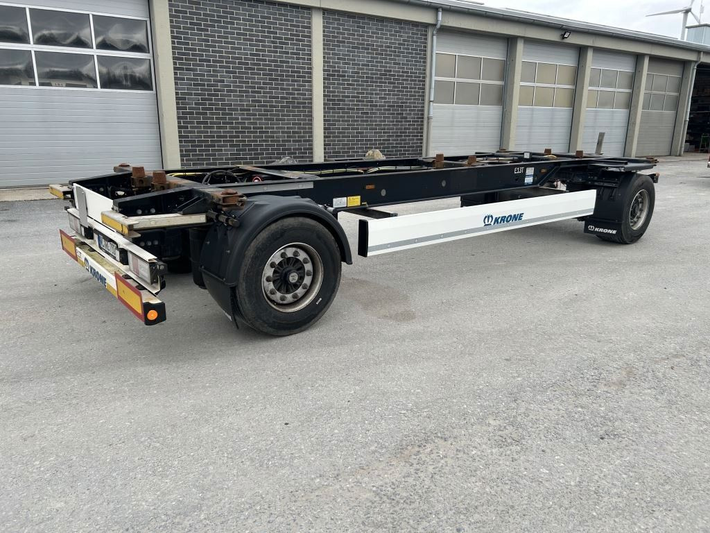 Krone 2 Achswechselfahrgestell, Typ: MAXI AZW 18 eL3B7 - Xe chở container/ Rơ moóc hoán đổi thân: hình 1 Krone 2 Achswechselfahrgestell, Typ: MAXI AZW 18 eL3B7 - Xe chở container/ Rơ moóc hoán đổi thân: hình 1