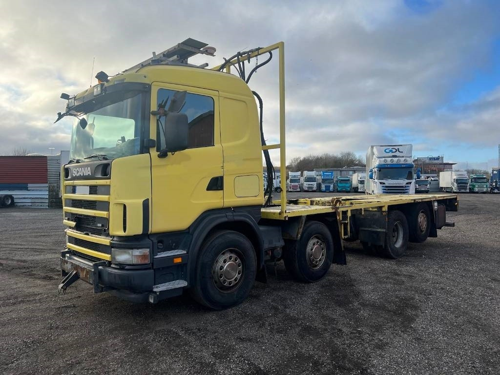 Scania R124 GB 8X2*6 NB420 serie 4936 - Xe tải thùng lửng/ Phẳng: hình 1 Scania R124 GB 8X2*6 NB420 serie 4936 - Xe tải thùng lửng/ Phẳng: hình 1