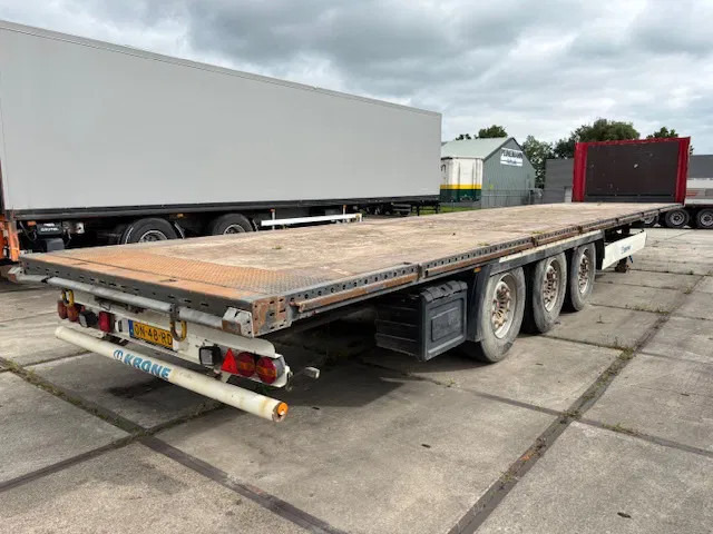 Krone SD Flatbed met rongen 41 ton standard chassis - Sơ mi rơ moóc thùng lửng/ Phẳng: hình 4 Krone SD Flatbed met rongen 41 ton standard chassis - Sơ mi rơ moóc thùng lửng/ Phẳng: hình 4