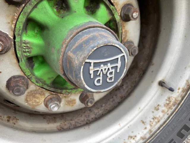 Xe chở container/ Sơ mi rơ moóc hoán đổi thân Van Hool 20 ft containerchassis BPW Drum MOT 12-01-2026: hình 10