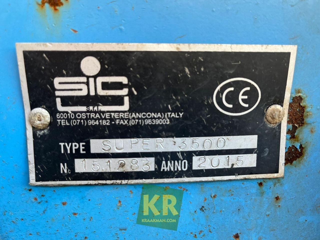 Sicma Overig - Bừa: hình 1 Sicma Overig - Bừa: hình 1