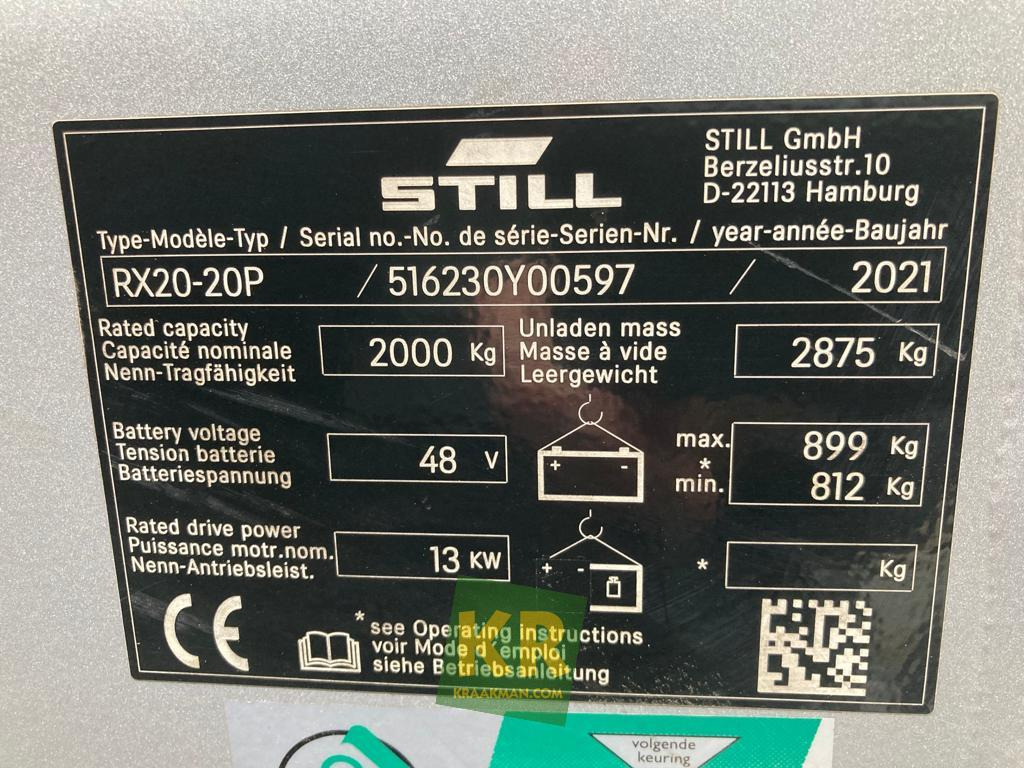 Cho thuê Still RX 20-20P elekt. heftruck  Still RX 20-20P elekt. heftruck: hình 19