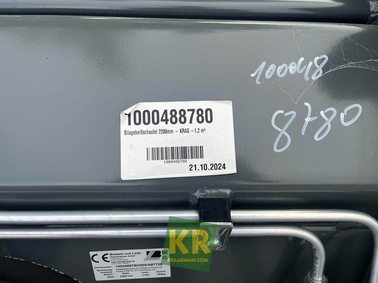 Voorzetstukken Kramer - Gầu xúc lật: hình 5 Voorzetstukken Kramer - Gầu xúc lật: hình 5