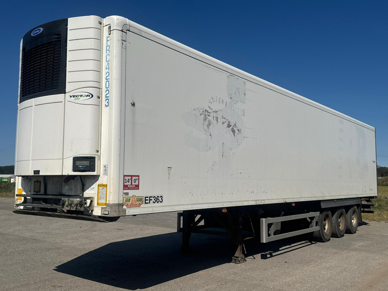 Gray and Adams 2017 Vector 1550 – 201786 - Sơ mi rơ moóc đông lạnh: hình 1 Gray and Adams 2017 Vector 1550 – 201786 - Sơ mi rơ moóc đông lạnh: hình 1