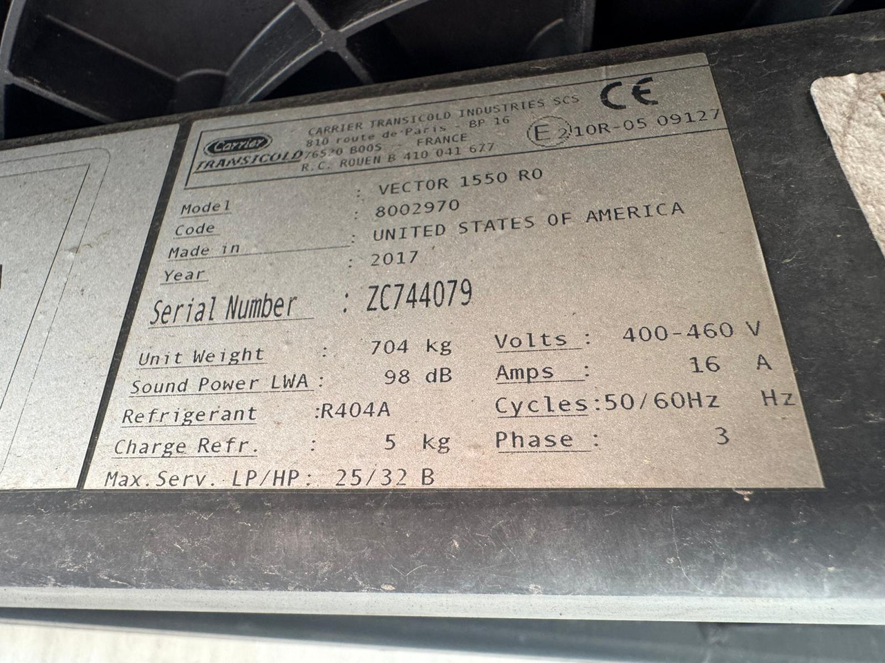 Panel Tex 2018 Vector 1550 – 7820 - Sơ mi rơ moóc đông lạnh: hình 2 Panel Tex 2018 Vector 1550 – 7820 - Sơ mi rơ moóc đông lạnh: hình 2