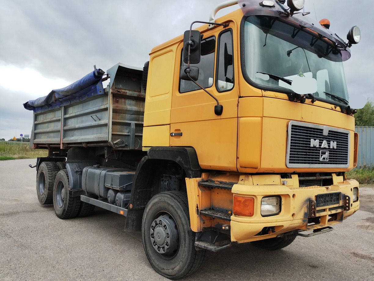 MAN F90 19-372 6X4 - 4 - Xe ben: hình 2 MAN F90 19-372 6X4 - 4 - Xe ben: hình 2