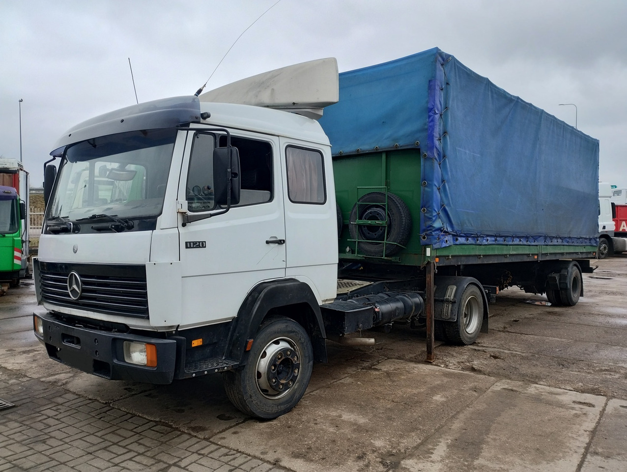 MERCEDES BENZ 1120 S + NACZEPA 1-OSIOWA TRAILER - Xe đầu kéo: hình 1 MERCEDES BENZ 1120 S + NACZEPA 1-OSIOWA TRAILER - Xe đầu kéo: hình 1