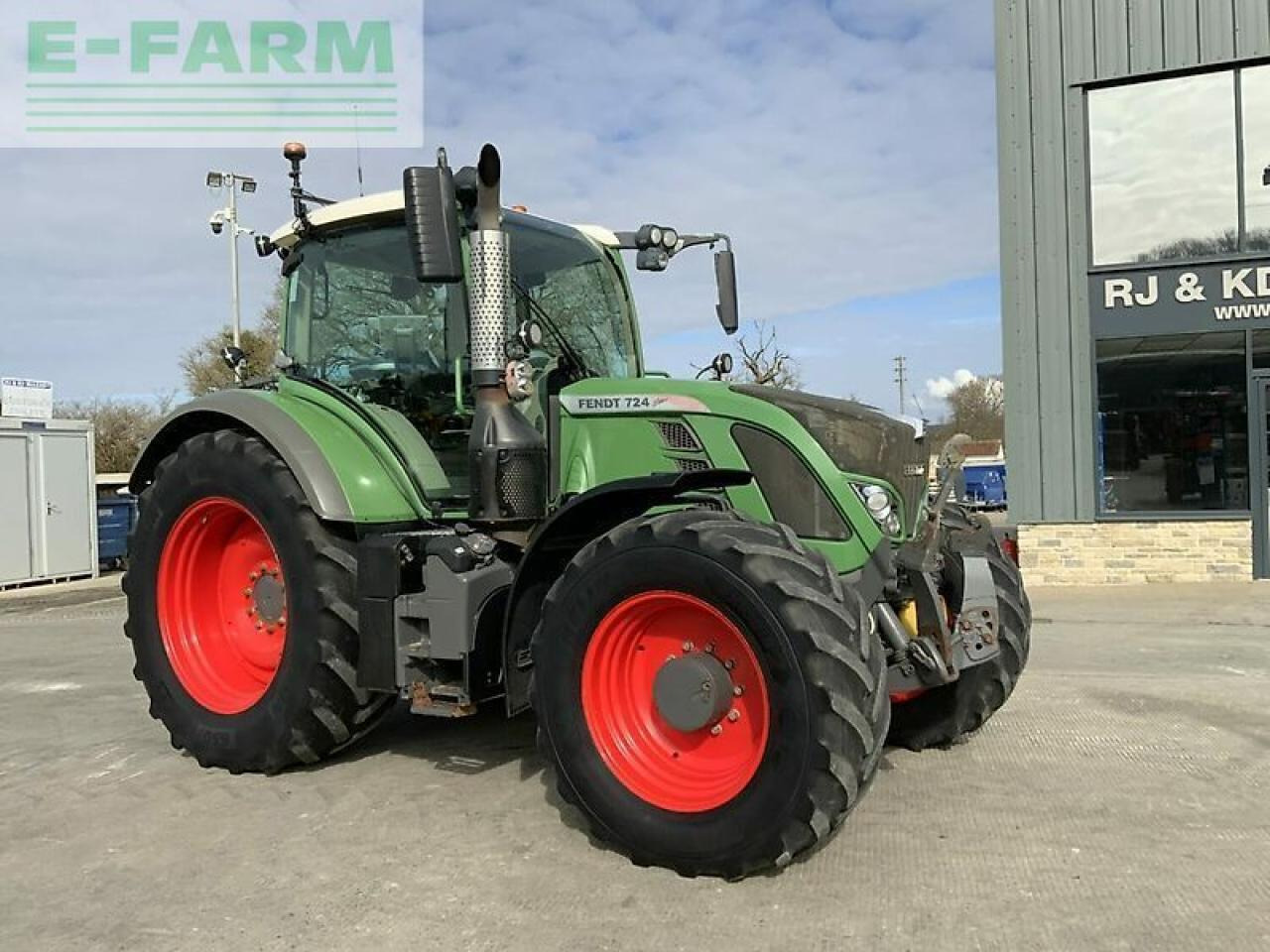 Máy cày Fendt 724 profi plus tractor (st22528): hình 10