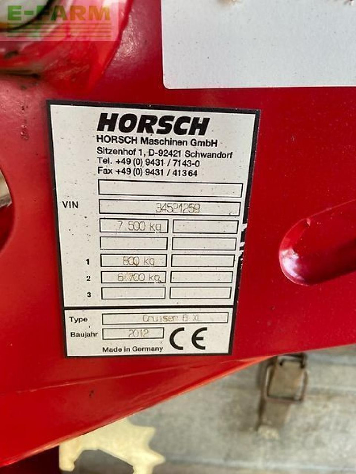 Horsch cruiser 8 xl - Máy trồng trọt: hình 4 Horsch cruiser 8 xl - Máy trồng trọt: hình 4