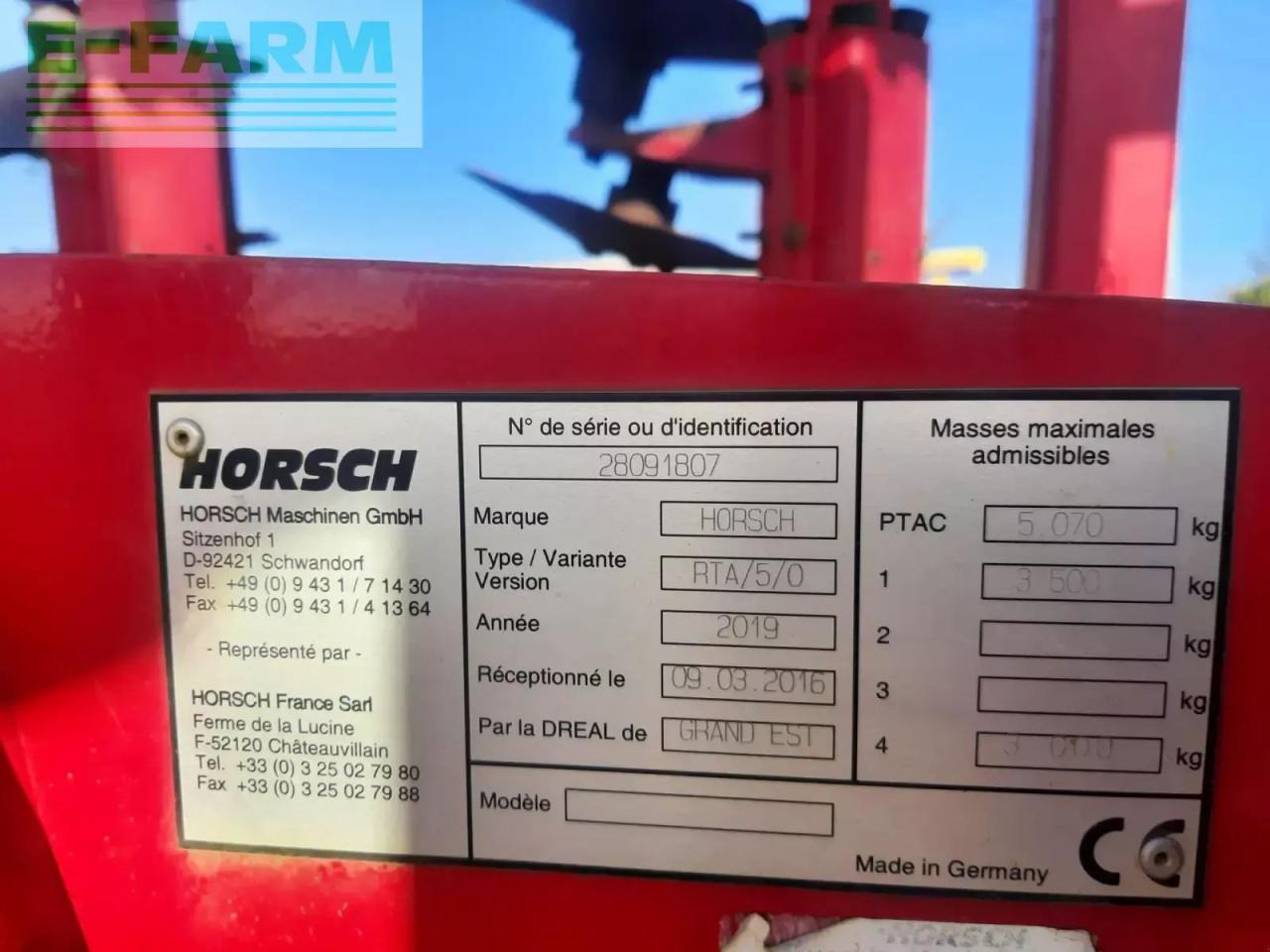Máy trồng trọt Horsch joker 5 rt: hình 8