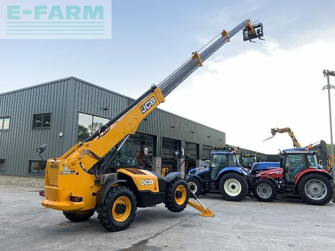 Xe nhấc hình viễn vọng kính JCB 540-170 telehandler (st23059): hình 17