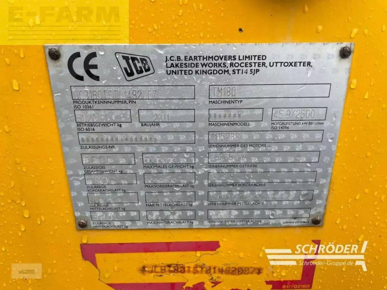 Máy xúc mini JCB tm 180 agri: hình 21