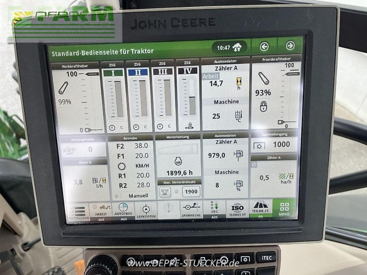 Máy cày John Deere 6230r: hình 6 Máy cày John Deere 6230r: hình 6