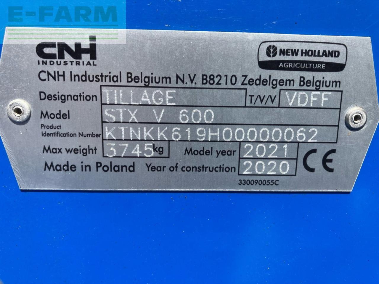 Máy trồng trọt Kongskilde STX V 600: hình 12 Máy trồng trọt Kongskilde STX V 600: hình 12