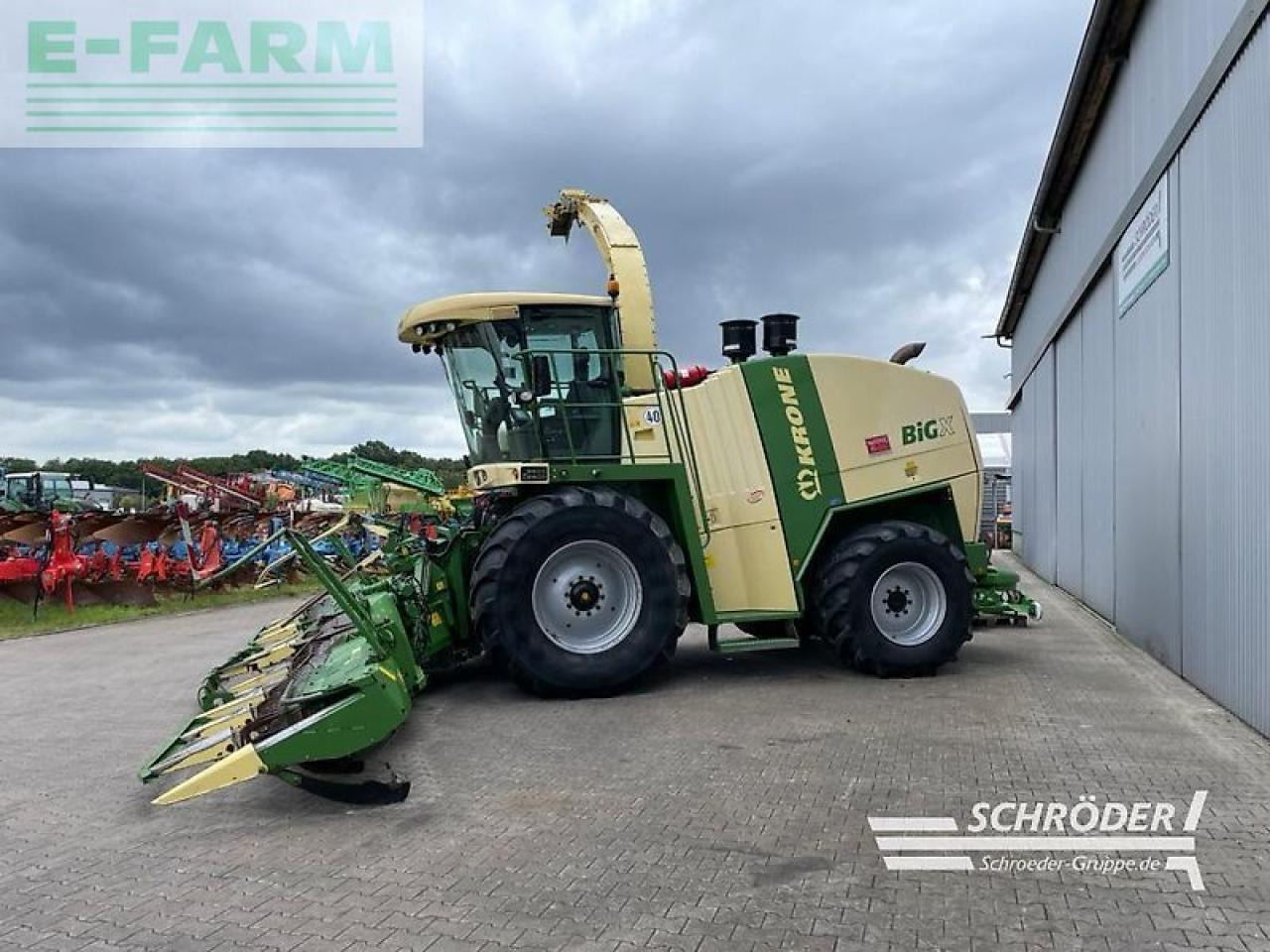 Krone big x 700 + easycollect 903 + easyflow - Máy gặt đập thức ăn gia súc: hình 4 Krone big x 700 + easycollect 903 + easyflow - Máy gặt đập thức ăn gia súc: hình 4