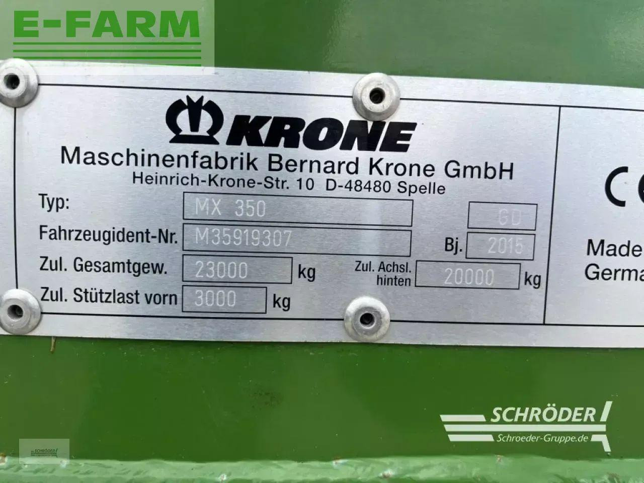 Xe kéo tự chất hàng Krone mx 350 gd: hình 13