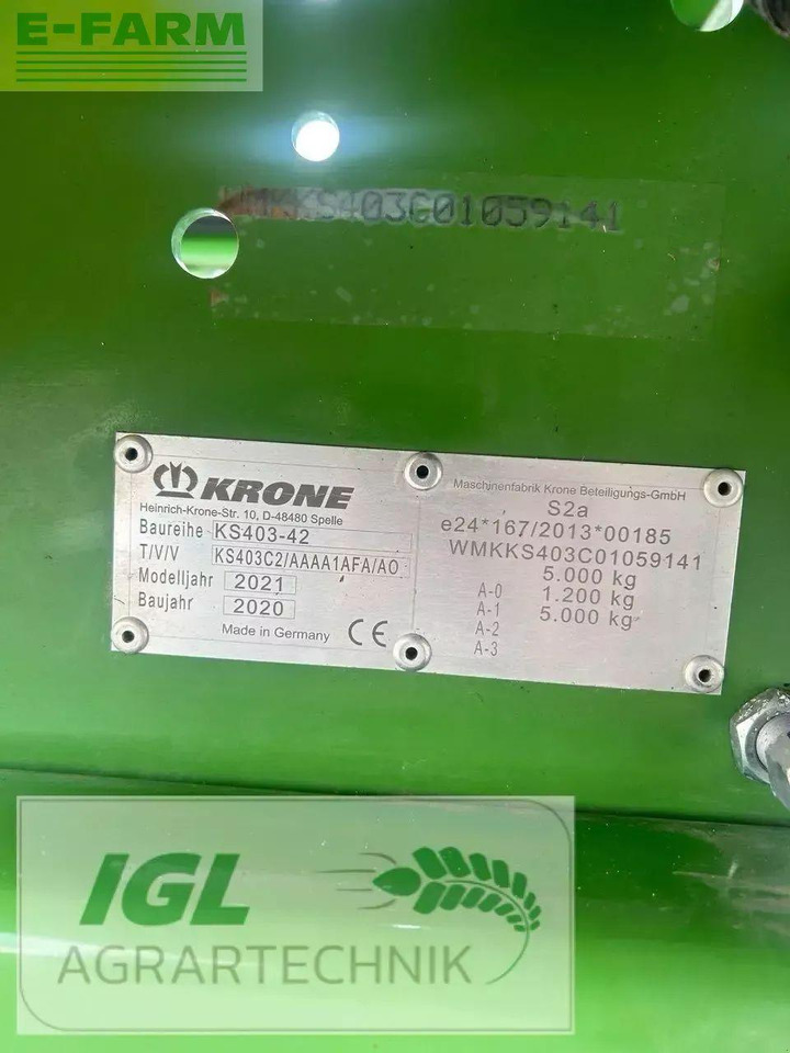 Dàn trải/ Cào Krone swadro tc 1370: hình 9 Dàn trải/ Cào Krone swadro tc 1370: hình 9