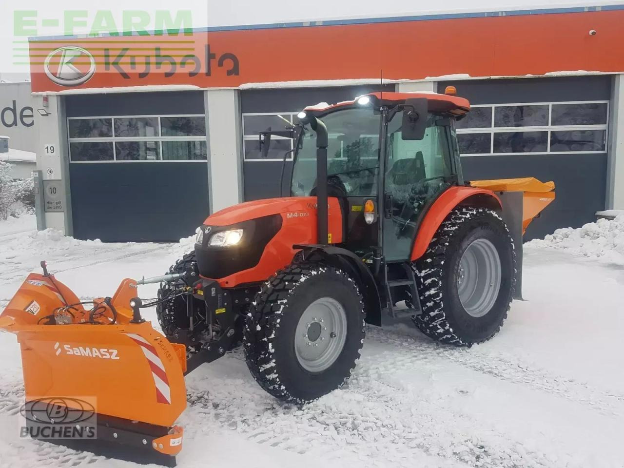 Máy cày Kubota m4-073 winterdienst: hình 10