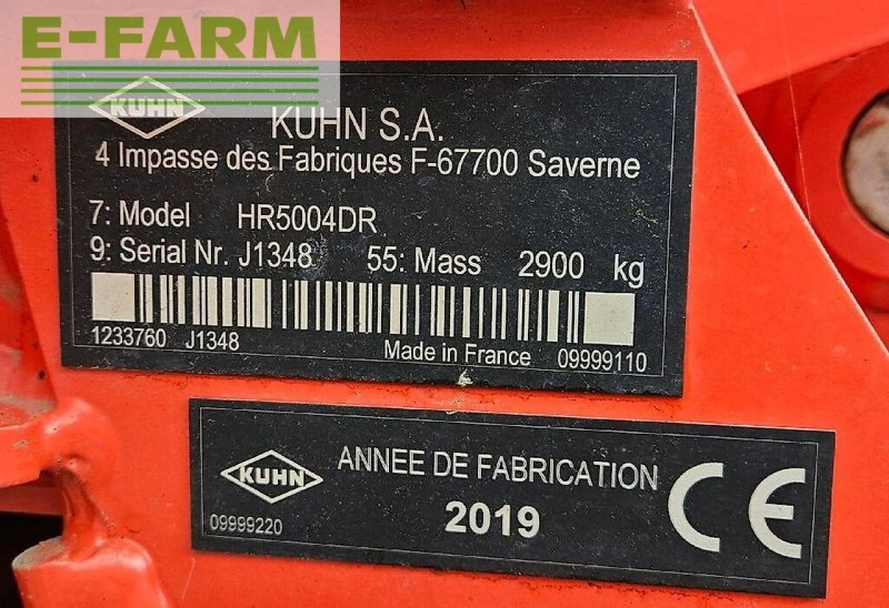 Thiết bị xới đất Kuhn hr5004dr+btfr5000-40dd+tf1512: hình 14
