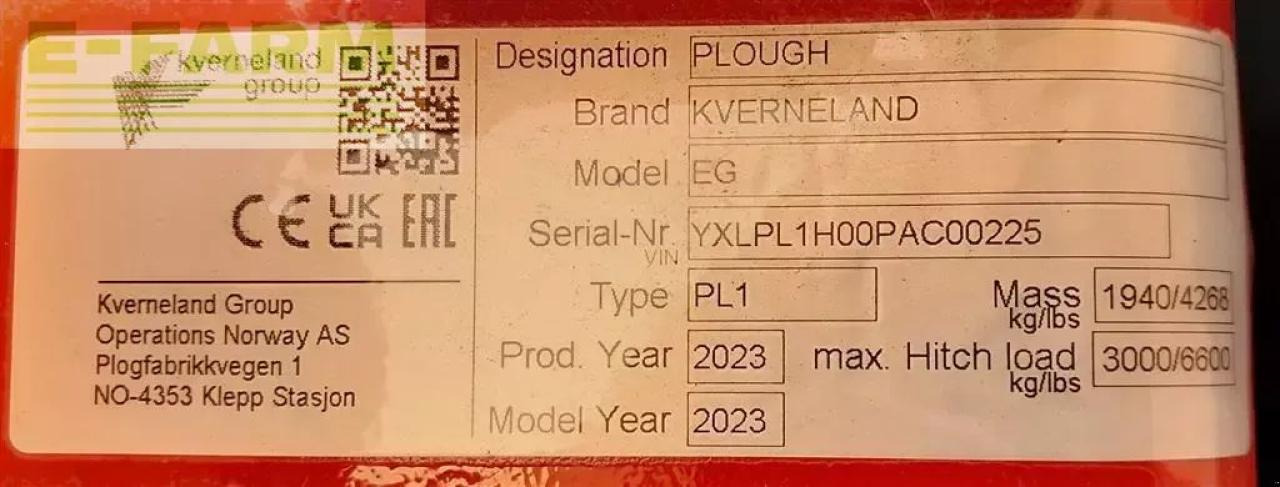 Kverneland eg 100-200-28 - Cày: hình 5 Kverneland eg 100-200-28 - Cày: hình 5