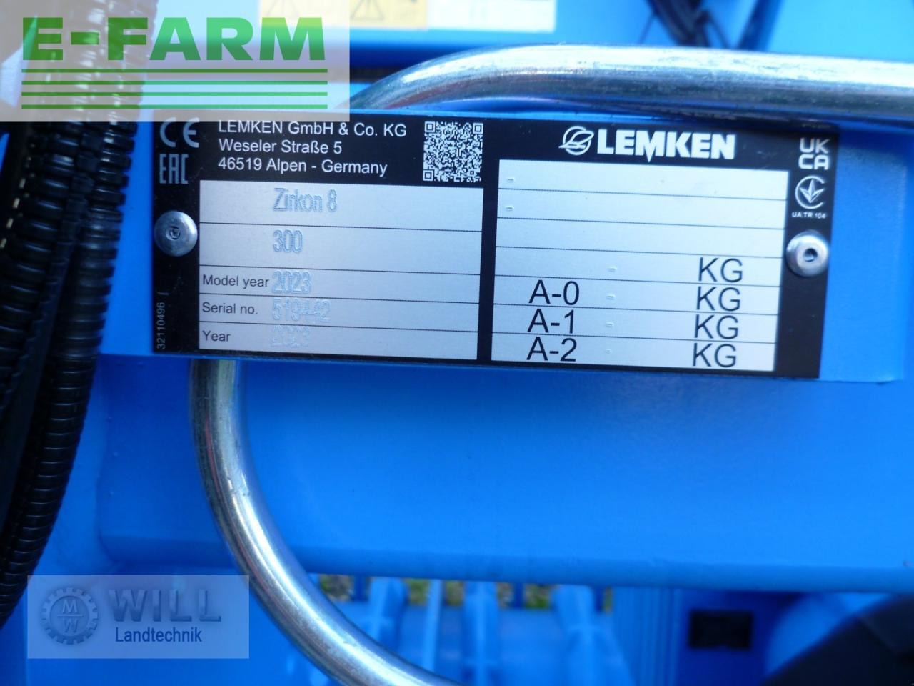 Lemken zirkon 8/300 + saphir 7/300 - Máy gieo hạt liên hợp: hình 5 Lemken zirkon 8/300 + saphir 7/300 - Máy gieo hạt liên hợp: hình 5