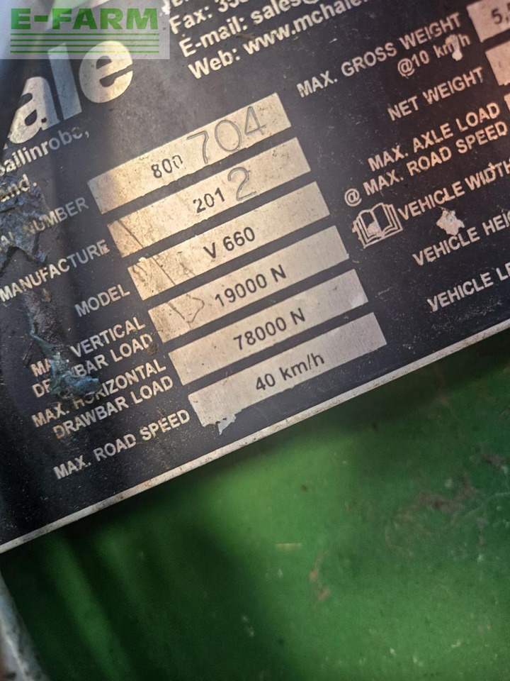 Máy đóng kiện vuông Mc Hale v 660: hình 6