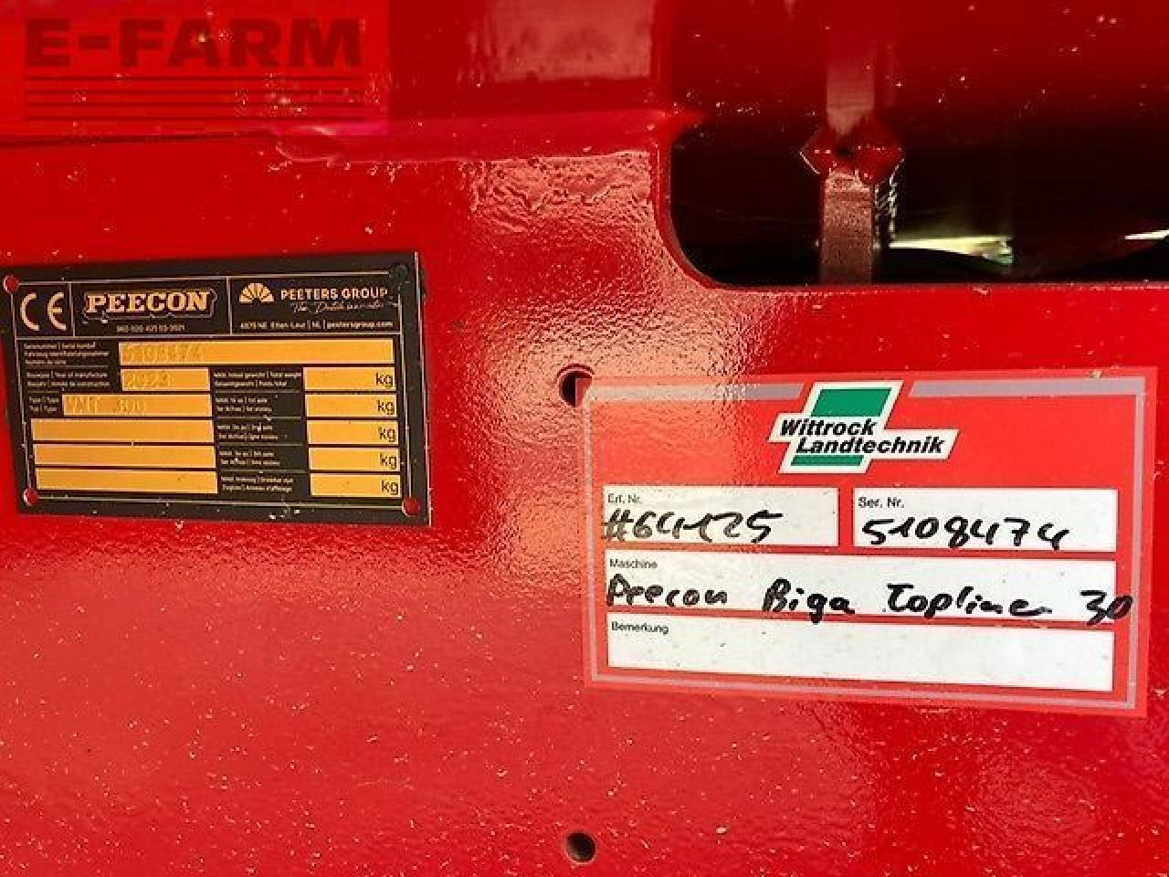 Peecon biga 30 topliner - Trang thiết bị gia súc: hình 3 Peecon biga 30 topliner - Trang thiết bị gia súc: hình 3