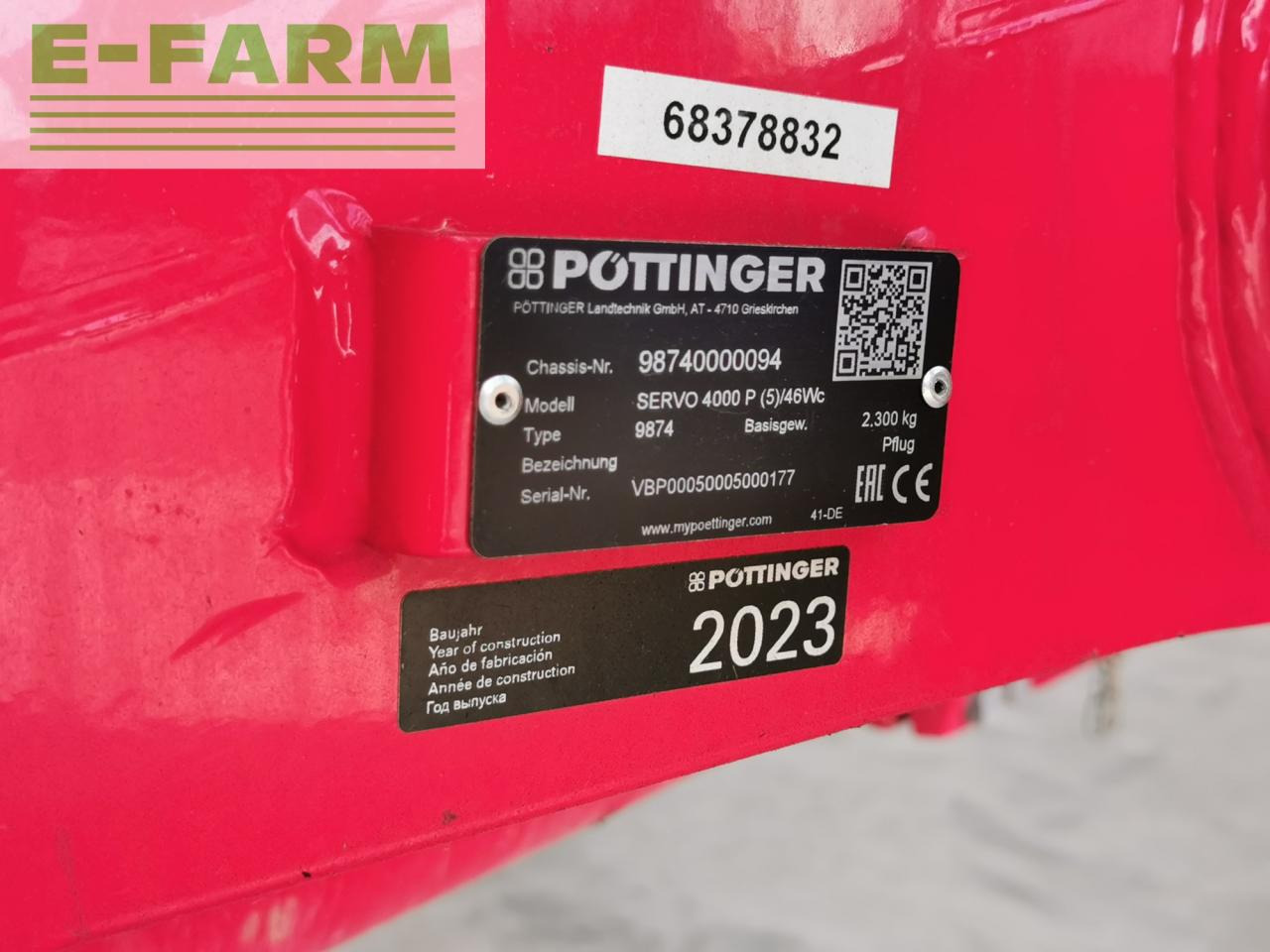 Pöttinger Servo 4000 Plus - Cày: hình 5 Pöttinger Servo 4000 Plus - Cày: hình 5