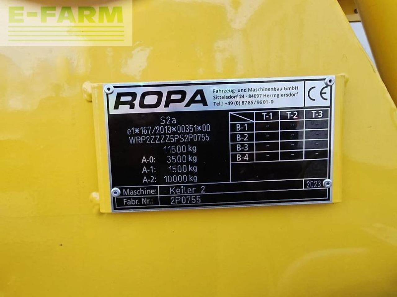 Máy thu hoạch khoai tây Ropa keiler ii classic: hình 12
