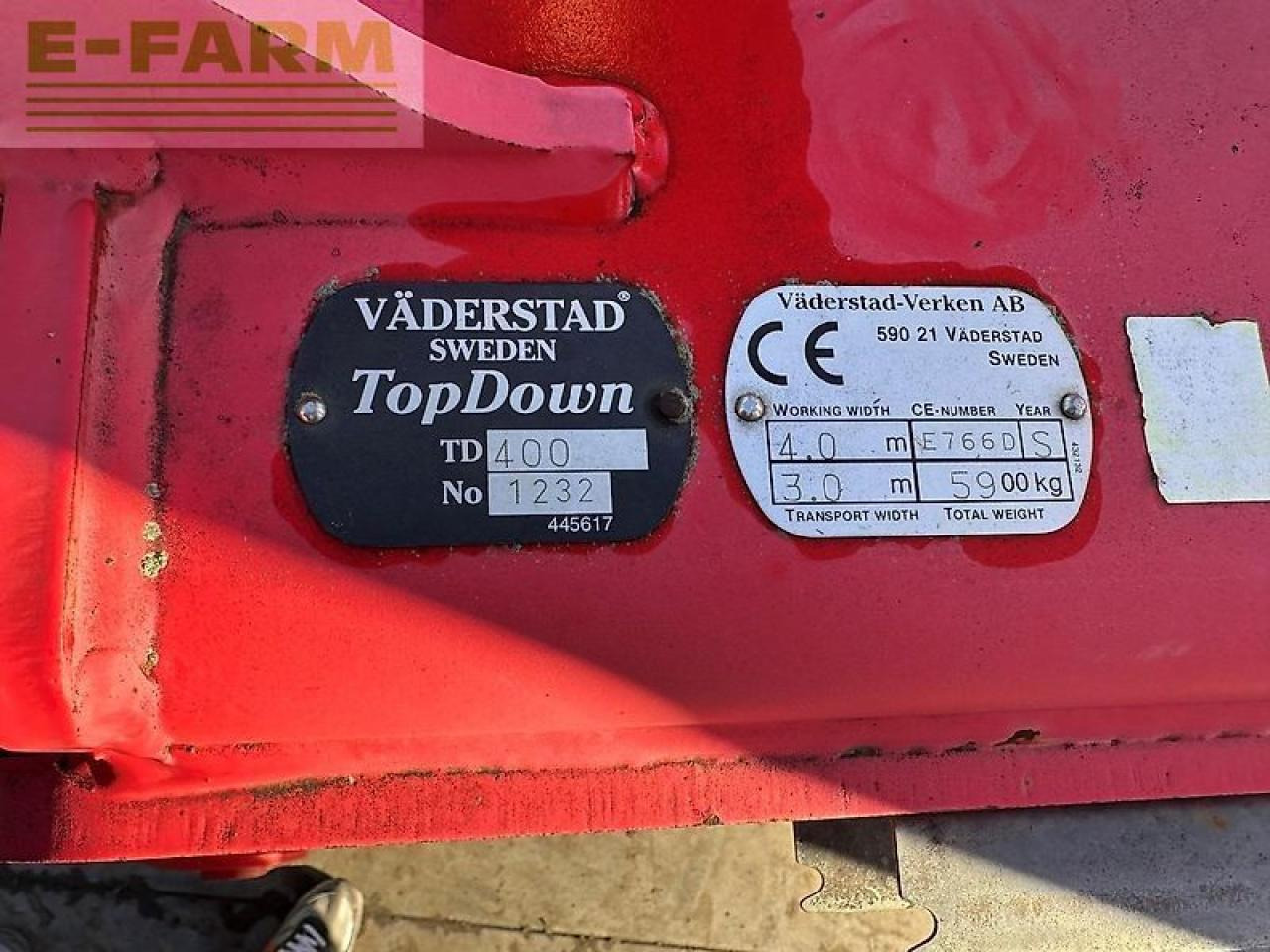 Bừa đĩa Väderstad topdown 400: hình 38