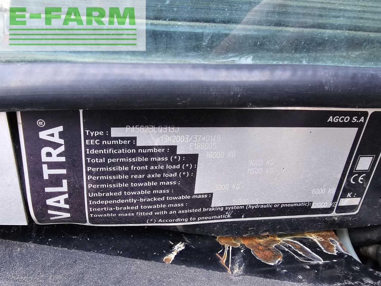 Máy cày Valtra S294: hình 15