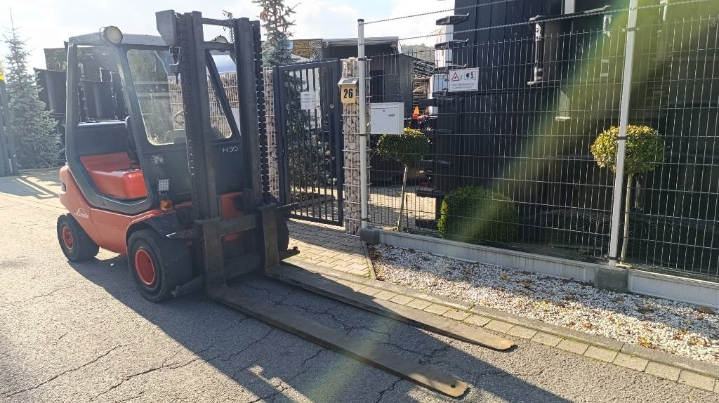 Xe nâng diesel Linde H 30 D, Duplex, Zusatzhydraulik, Palettengabel: hình 15