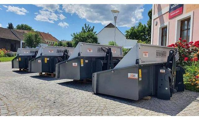 Schwerlast Transportbox / Kippmulde 180 cm mit 3 Punkt- & Euro Aufnahme - Xe đầu kéo: hình 3 Schwerlast Transportbox / Kippmulde 180 cm mit 3 Punkt- & Euro Aufnahme - Xe đầu kéo: hình 3