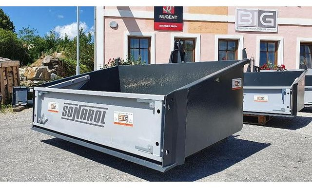 Schwerlast Transportbox / Kippmulde 180 cm mit 3 Punkt- & Euro Aufnahme - Xe đầu kéo: hình 2 Schwerlast Transportbox / Kippmulde 180 cm mit 3 Punkt- & Euro Aufnahme - Xe đầu kéo: hình 2