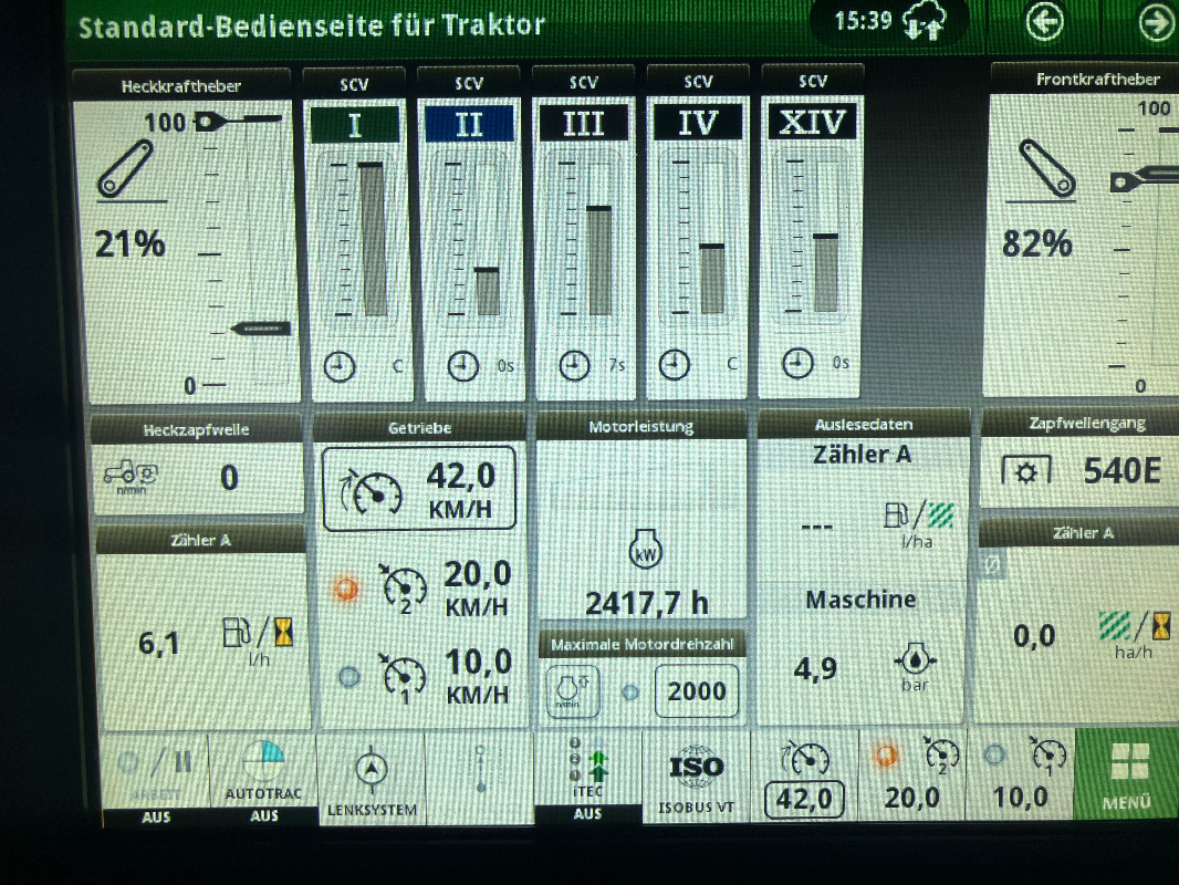 John Deere 6R185 - Máy cày: hình 2 John Deere 6R185 - Máy cày: hình 2