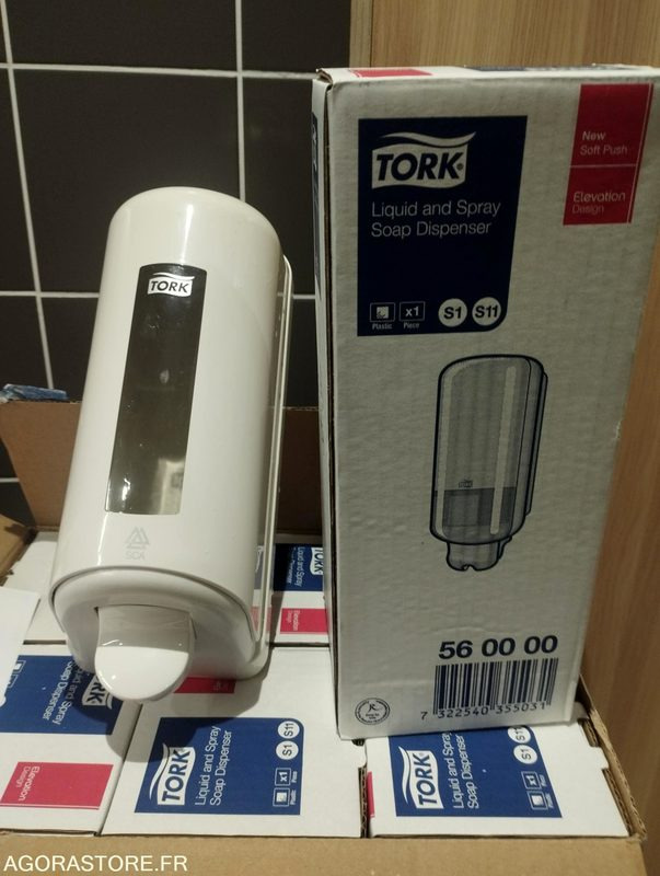 1 distributeur savon Tork S1 S11 56 00 00 - Dụng cụ/ Thiết bị: hình 1 1 distributeur savon Tork S1 S11 56 00 00 - Dụng cụ/ Thiết bị: hình 1